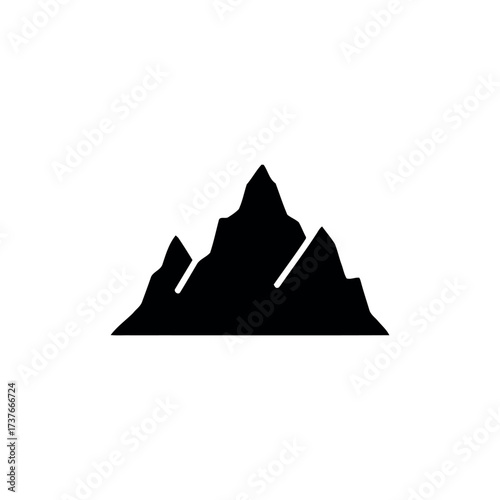 Mountain Icon – Nature Peak Illustration