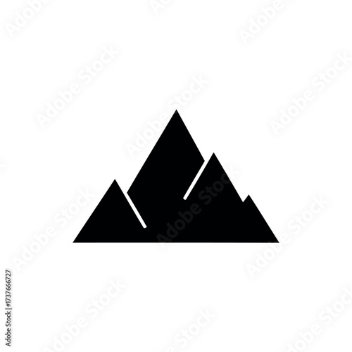Mountain Icon – Nature Peak Illustration
