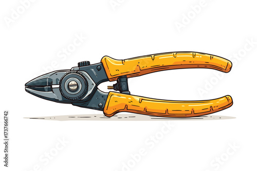 power cable pliers industry isolated