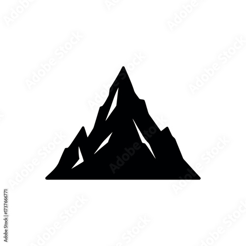 Mountain Icon – Nature Peak Illustration