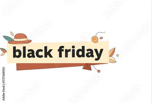 Black Friday holiday shoppers holding bags and gifts cheerful happy sale shopping scene vector illustration 