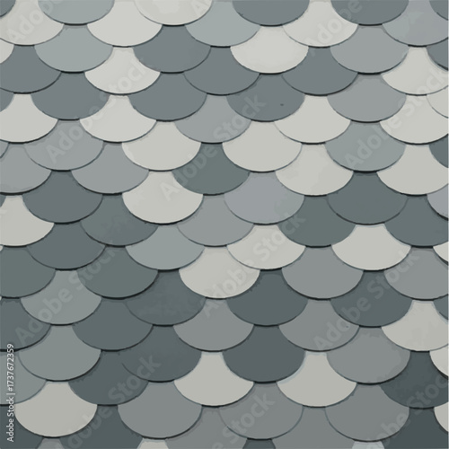 seamless pattern with birds on the roof