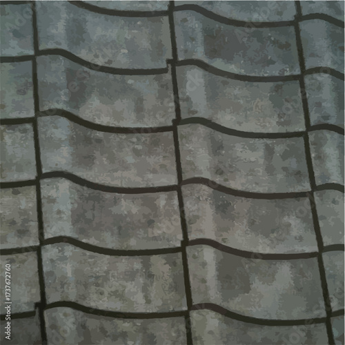 roof tiles in the street