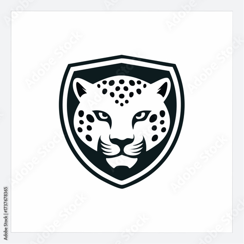 Leopard in different scenarios on white background vector illustration