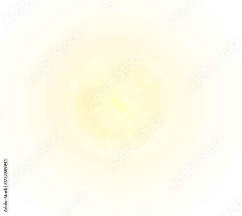 Glowing electric flash png stormy sky.