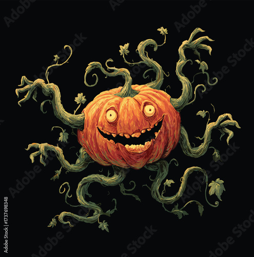Funny Halloween Pumpkin 