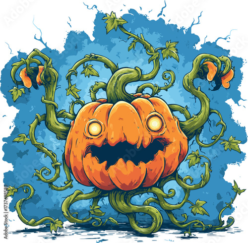 Funny Halloween Pumpkin 