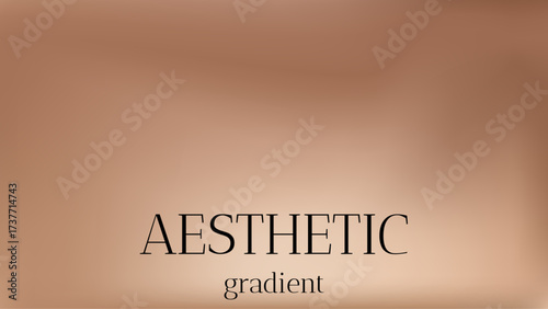 Abstract beige color gradient. Brown nude neutral gradation for luxury backdrop. Tan texture and minimal chocolate solid photo cover. Clean creamy and gentle vintage banner. Aesthetic sand bg graphic