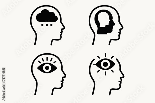 Awakening and Awareness – Minimalist Concept Illustration