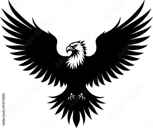 Mighty Avian Warrior: Muscled Eagle Mascot