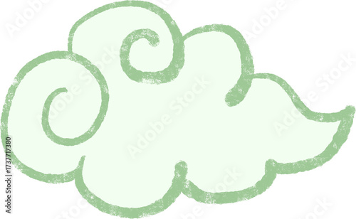 vector illustration of an abstract green background