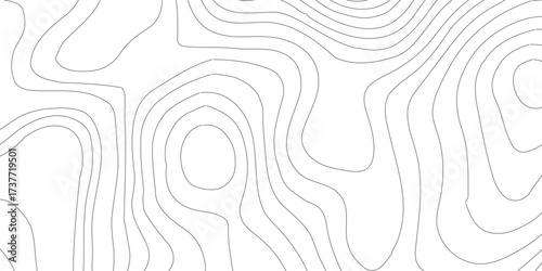 Topographic map background geographic line map with elevation assignments. Abstract digital topographic contour map concept space geometric strip grid line.Topography and geography map grid abstract,