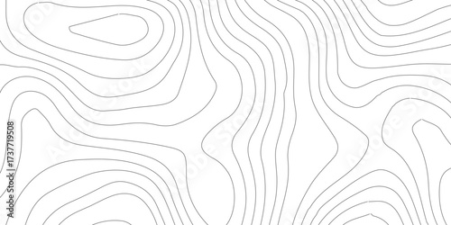 Topographic map background geographic line map with elevation assignments. Abstract digital topographic contour map concept space geometric strip grid line.Topography and geography map grid abstract,