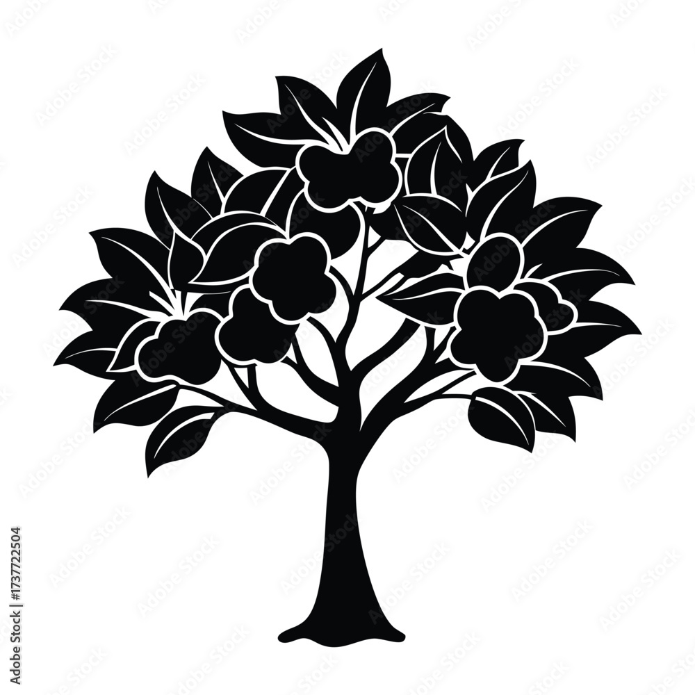 Obraz premium Decorative Tree Vector Art