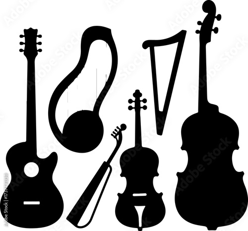 Acoustic and Electric String Instruments Collection bUNDLE