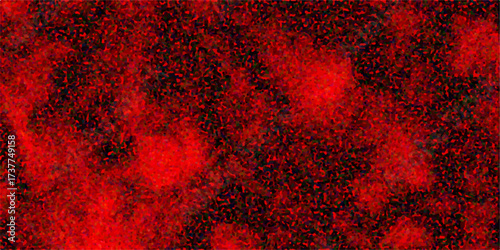 Dark, grungy red leather and fabric texture make a vintage wallpaper with a bloody pattern for a Christmas backdrop. textured, rough, artistic, macro, winter, color, dirty, decoration, fire, scary