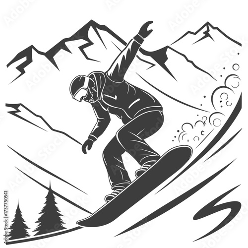 skier on a ski slope