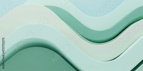 Abstract Green Gradient Background with Diagonal Shade Creating Depth and Texture