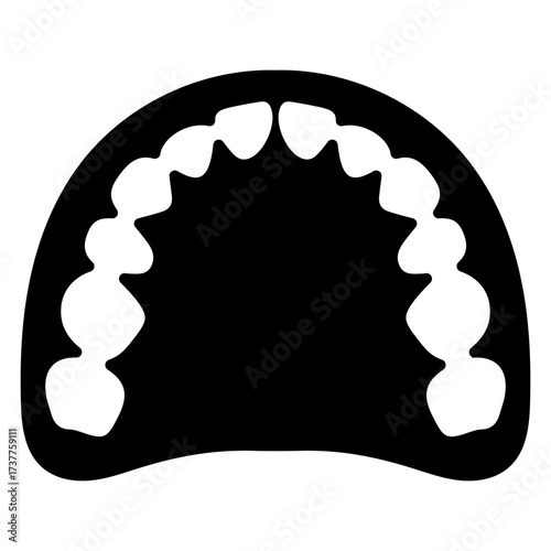 dentist icon isolated on white background, vector illustration.