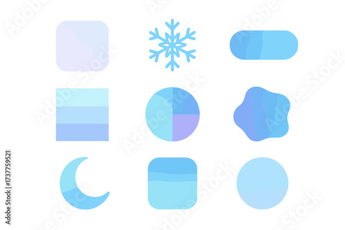 Weather linear icon set. featuring cloud, sun, rain, snowflake, wind, moon, storm, umbrella, rainbow, thermometer