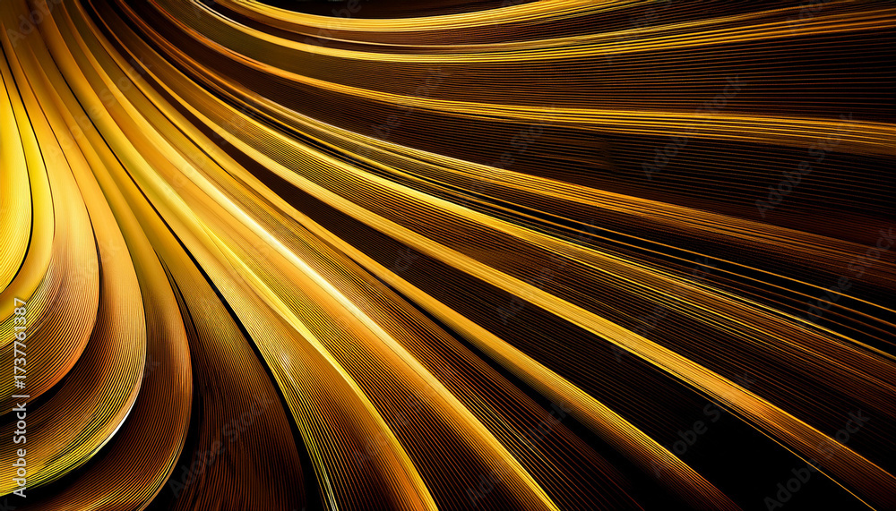 Obraz premium Abstract Background With Yellow Lines
