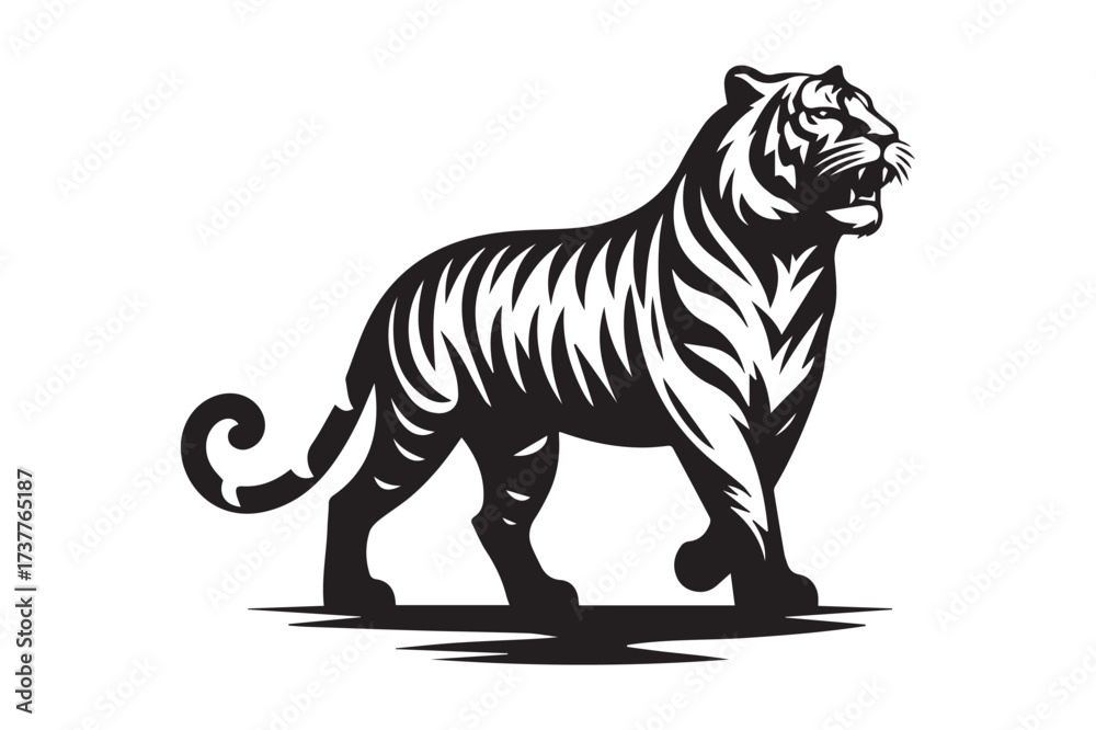 Fototapeta premium Tiger vector illustration