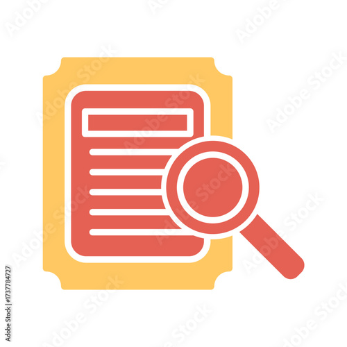 Details Looking Icon Design