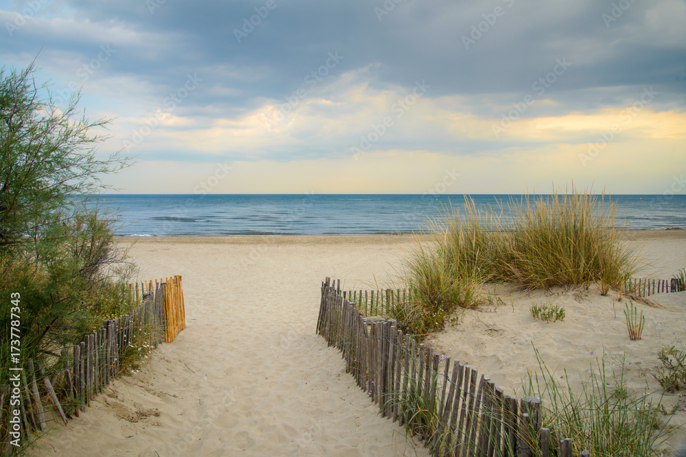 Fototapeta premium Beach near Montpellier (France)
