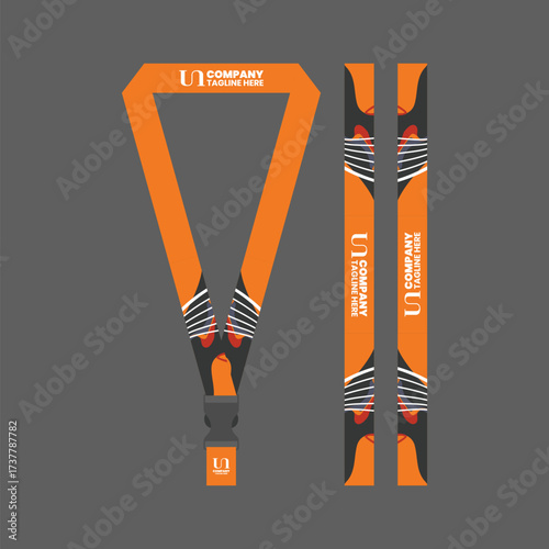 Office and company ID card lanyards