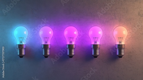Bright glowing lightbulb in hand, symbolizing an electric concept of creative inspiration and innovative idea