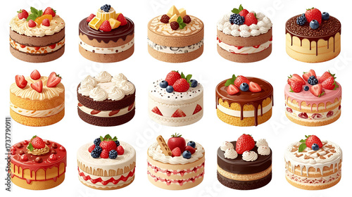 Cakes – Transparent Background
