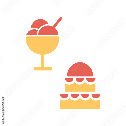 Festive Food Icon Design
