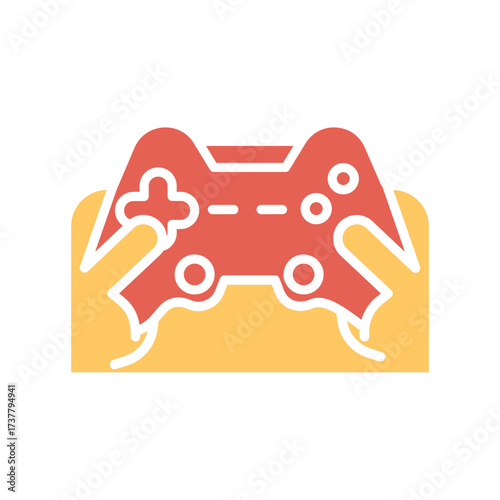 Gaming Setup Icon Design