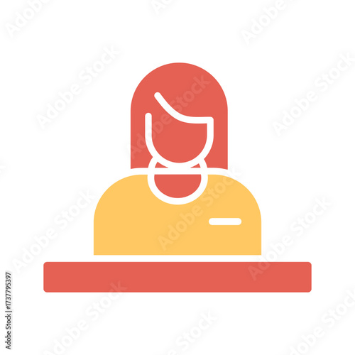 Reception Desk Icon Design