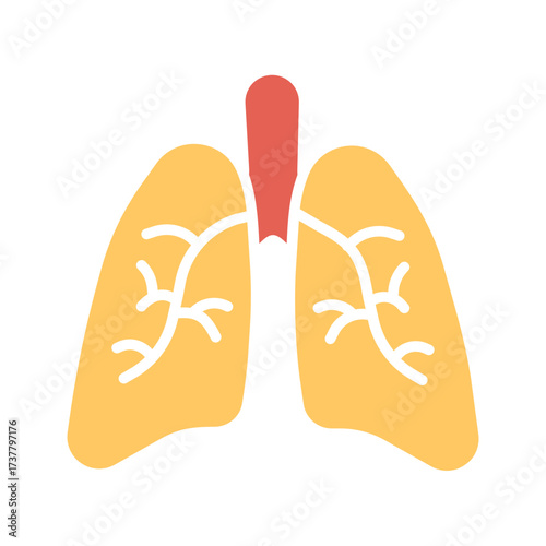 Lungs Icon Design