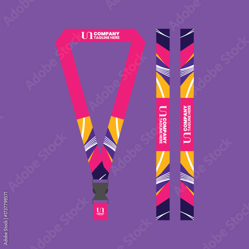Office and company ID card lanyards