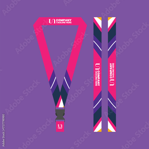 Office and company ID card lanyards