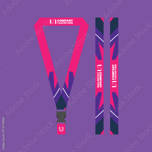 Office and company ID card lanyards