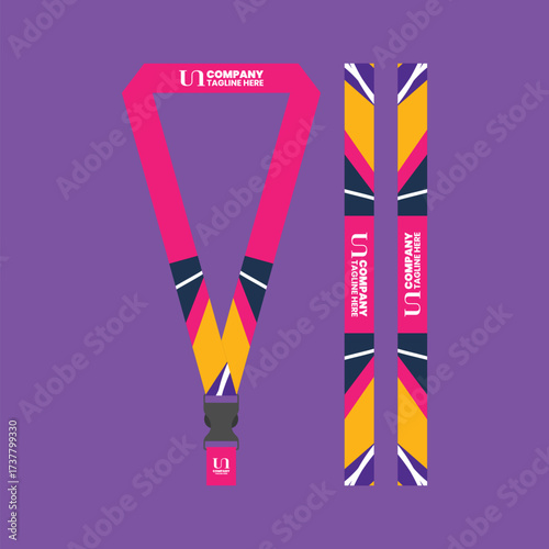 Office and company ID card lanyards