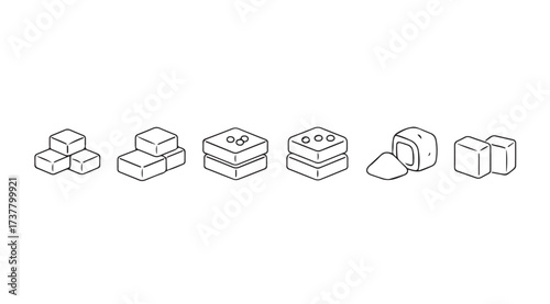 Vector art of baklava icon