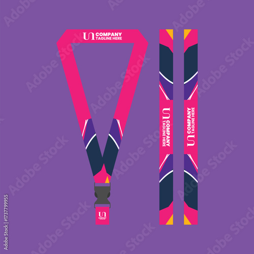 Office and company ID card lanyards