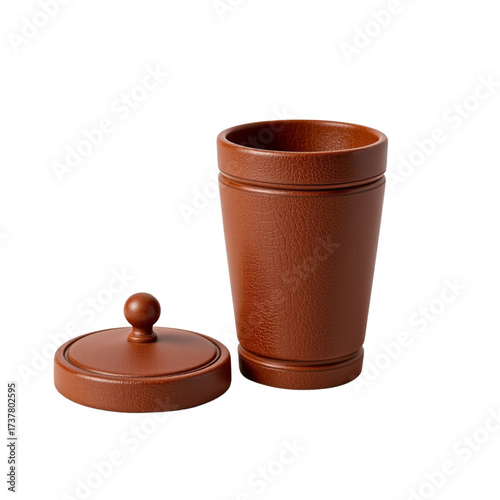 Photorealistic Leather Sic Bo Dice Cup