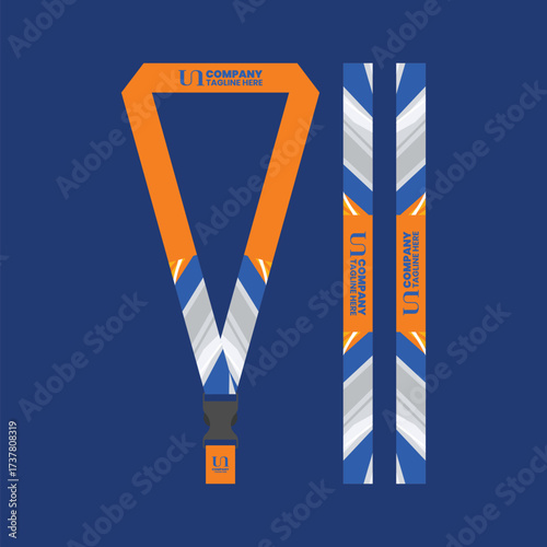 Office and company ID card lanyards
