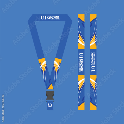 Office and company ID card lanyards