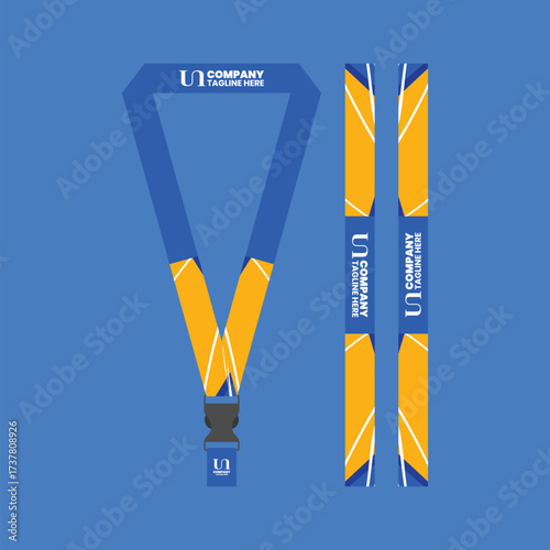 Office and company ID card lanyards