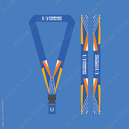 Office and company ID card lanyards