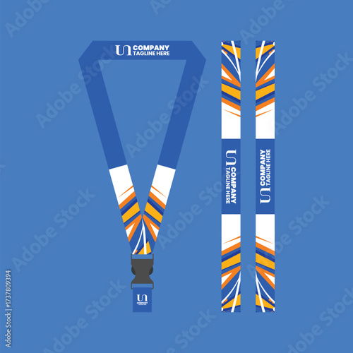 Office and company ID card lanyards