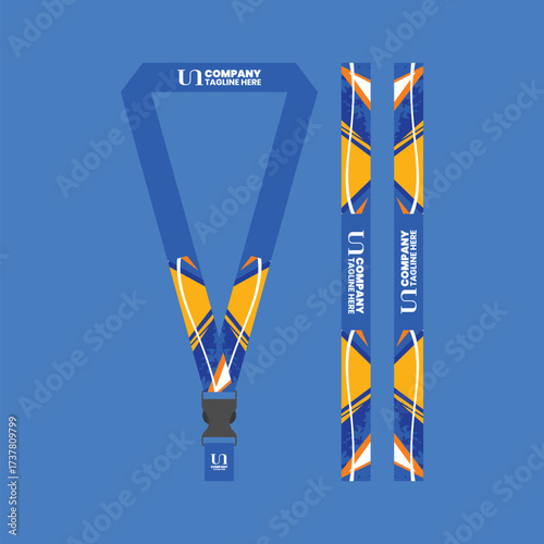 Office and company ID card lanyards