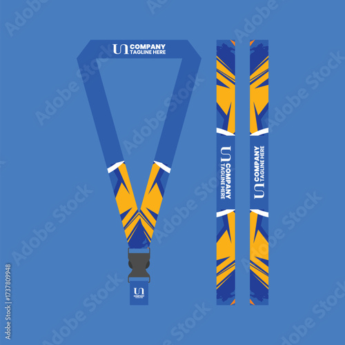 Office and company ID card lanyards