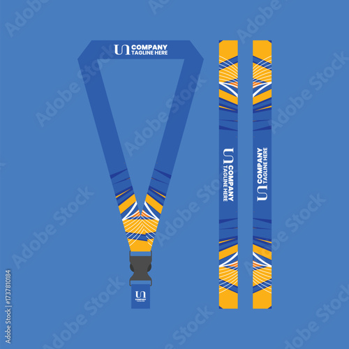 Office and company ID card lanyards